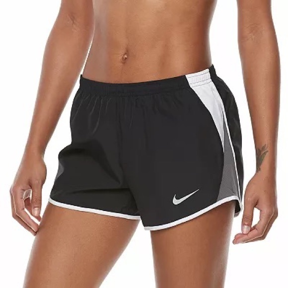 Nike Pants - Black/Grey/White Nike Dri-Fit 10K Running Shorts Size Medium